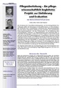 Pflegeüberleitung – Ein pflegewissenschaftlichbegleitetes Projekt zur Einführungund Evaluation