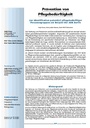 Prävention von Pflegebedürftigkeit Zur Identifikation potentiell pflegebedürftiger Personengruppen am Beispiel der AOK Berlin