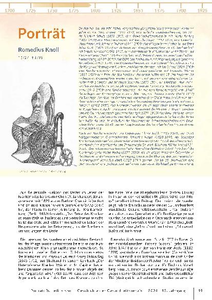 Porträt Romedius Knoll * 1727 – † 1796