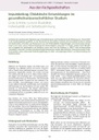 Impulsbeitrag: Didaktische Entwicklungen im Gesundheitswissenschaftlichen Studium - Erste Schritte zu mehr Flexibilität, Individualität und Selbstbestimmung