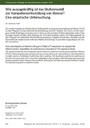Wie aussagekräftig ist das Stufenmodell zur Kompetenzentwicklung von Benner? Eine empirische Untersuchung.