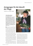 [doc_240900] Anregungen für die Zukunft der Pflege - Gedenken an Hilde Steppe