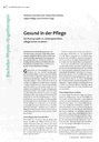Gesund in der Pflege