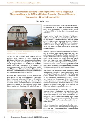 Geschichte der Pflege