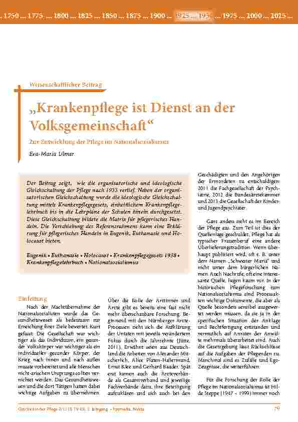Nationalsozialismus und Erinnerung